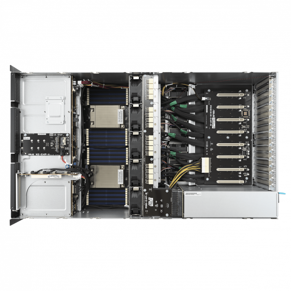 ASUS ESC8000A-E11 RTX 6000 ADA RTX A5000 L40 RTX A6000 RTX A5500 A40 H100 A100 L40S MI210 A30 L4