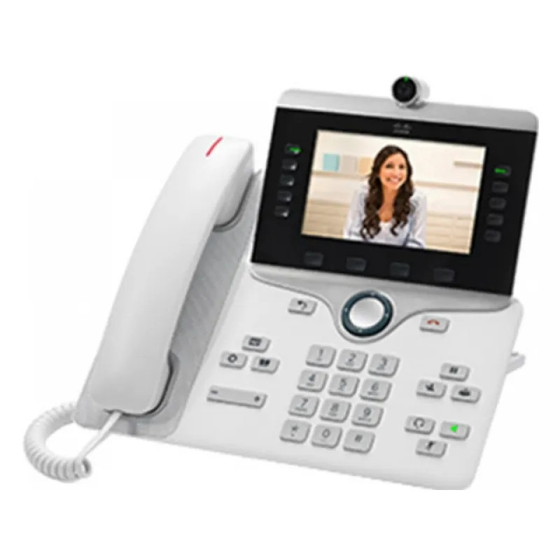 CP-8845-W-K9 Cisco IP видеотелефон, 5 линий, 2 x GE RJ-45, Color LCD 800х480, гарнитура RJ-9