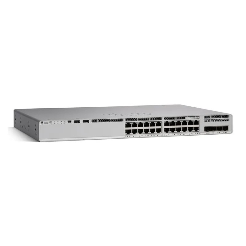 C9200L-24P-4X-E Cisco Catalyst PoE+ коммутатор 24 x GE RJ-45 (370W)+4x10G uplink. Network Essentials