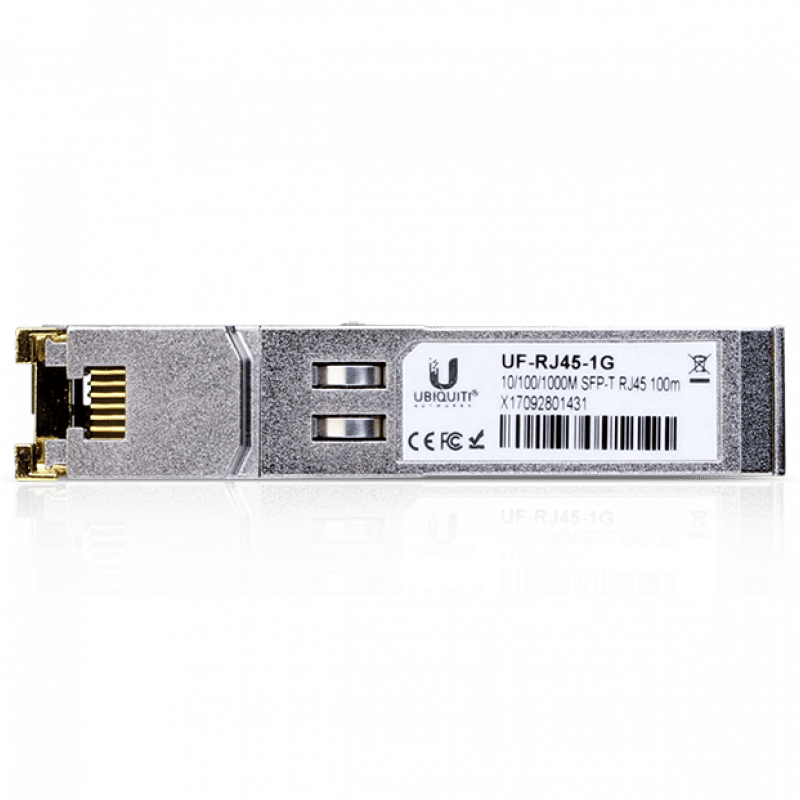 Ubiquiti SFP-трансивер 1G SFP to 1GbE RJ45 UFRJ451G (UF-RJ45-1G)
