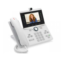CP-8865-W-K9 Cisco IP видеотелефон, 5 линий, WIFI, 2 x GE RJ-45, LCD 800х480, гарнитура RJ-9, белый