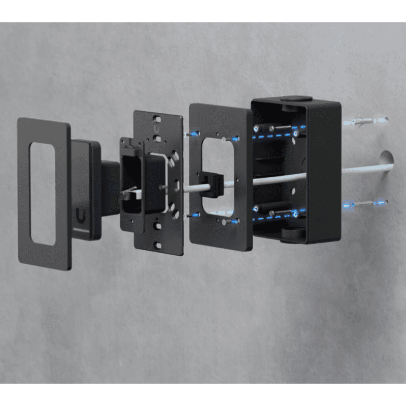 Ubiquiti настенный монтажный бокс Reader Junction Box, чёрный UACCReaderJBB (UACC-Reader-JB-B)