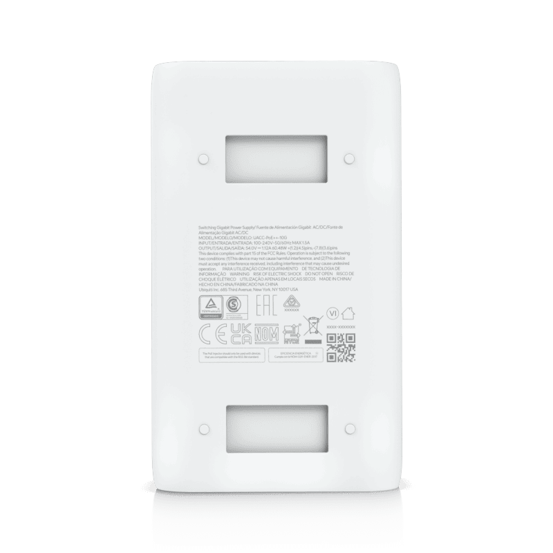 Ubiquiti PoE инжектор 10G PoE++ Adapter (60W) UACCPoE++10G (UACC-PoE++-10G)
