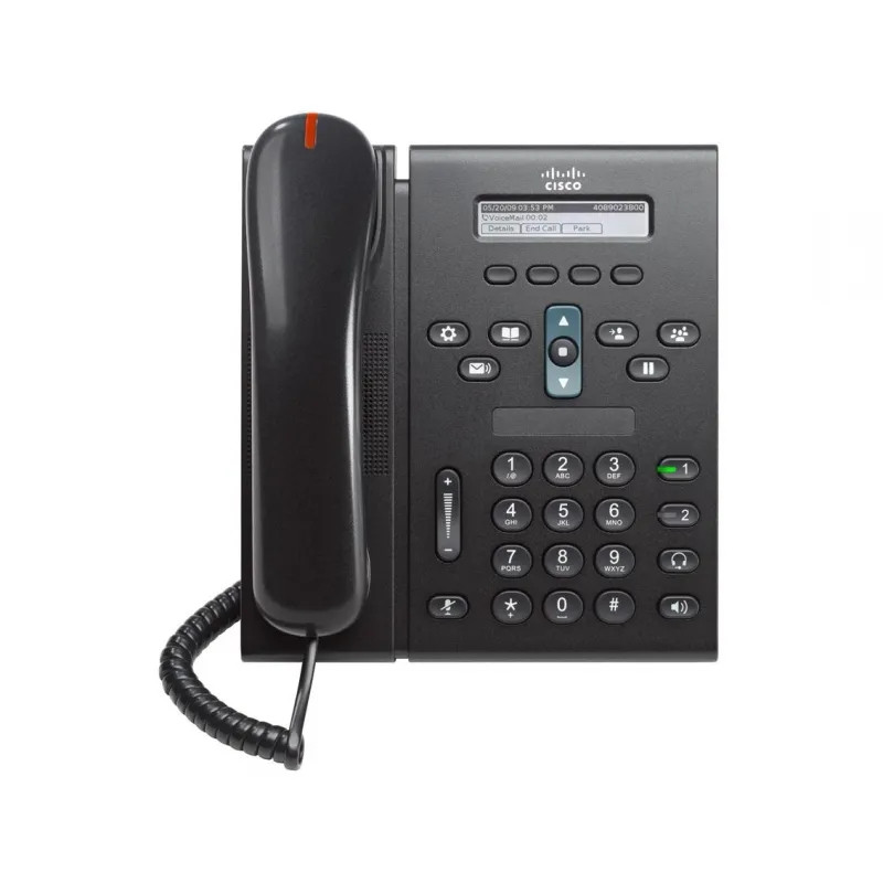 CP-6921-CBE Cisco IP телефон, 2 линии SIP\SCCP, 2 x FE PoE, LCD 396x81 BW, гарнитура RJ-9