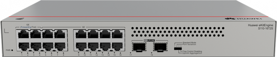 Коммутатор Huawei S110-16T2S