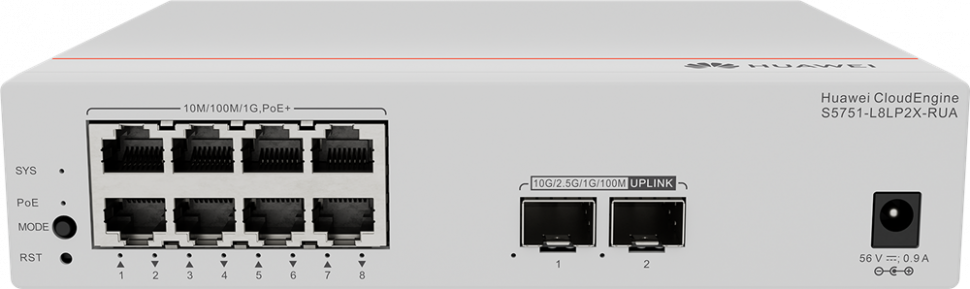 Коммутатор Huawei CloudEngine S5751-L8LP2X-RUA