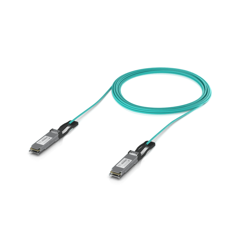 Ubiquiti Кабель Long-Range Direct Attach Cable QSFP28 10М UACCAOCQSFP2810M (UACC-AOC-QSFP28-10M)