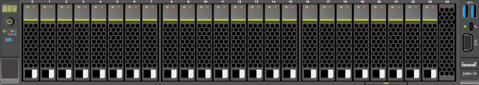 Сервер xFusion FusionServer 2288H V6, 32DIMM, 24 диска