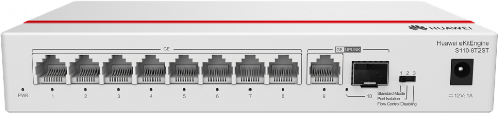 Коммутатор Huawei S110-8T2ST