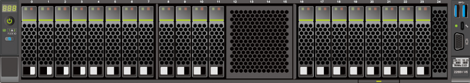 Сервер xFusion FusionServer 2288H V6, 32DIMM, 20 дисков