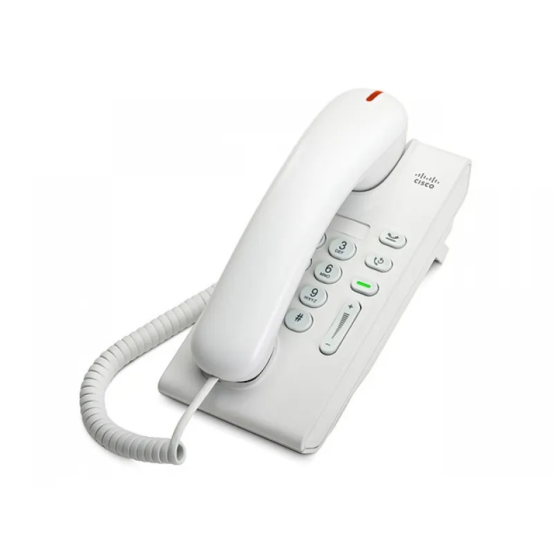 CP-6901-W-K9 Cisco IP телефон, 1 линия SIP/SCCP, 1 x FE PoE, без LCD