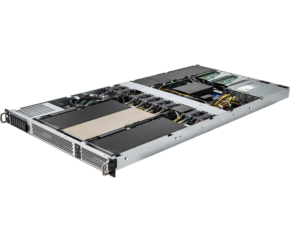 ASRock Rack 1U4G-ROME MI100 A10 A16 A40 A100 A30 L4