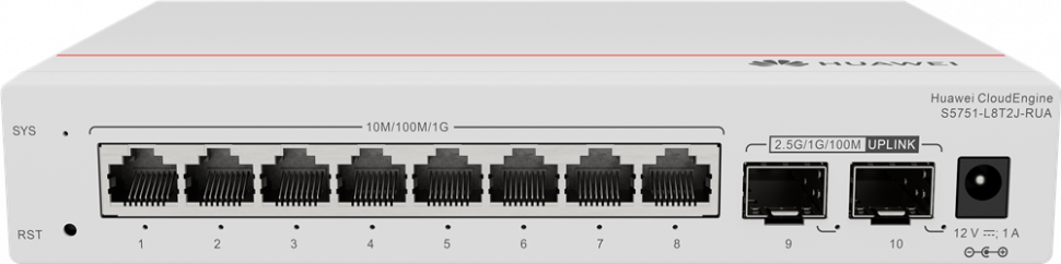 Коммутатор Huawei CloudEngine S5751-L8T2J-RUA