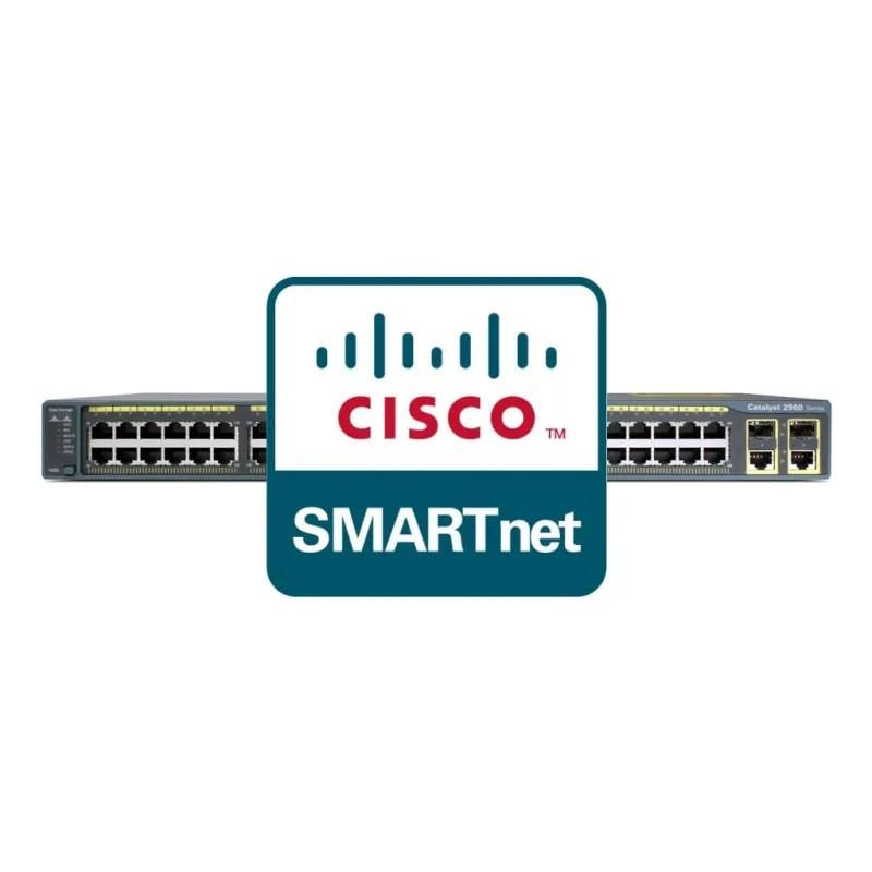 CON-SNT-296048TC Cisco SMARTnet сервисный контракт коммутатора Catalyst WS-C2960-48TC-S 8X5XNBD 1год