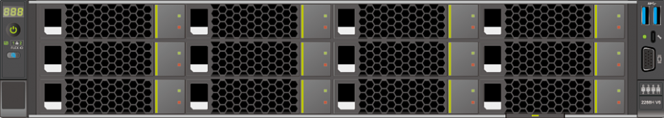 Сервер xFusion FusionServer 2288H V6 (12*3.5inch HDD EXP Chassis) H22H-06