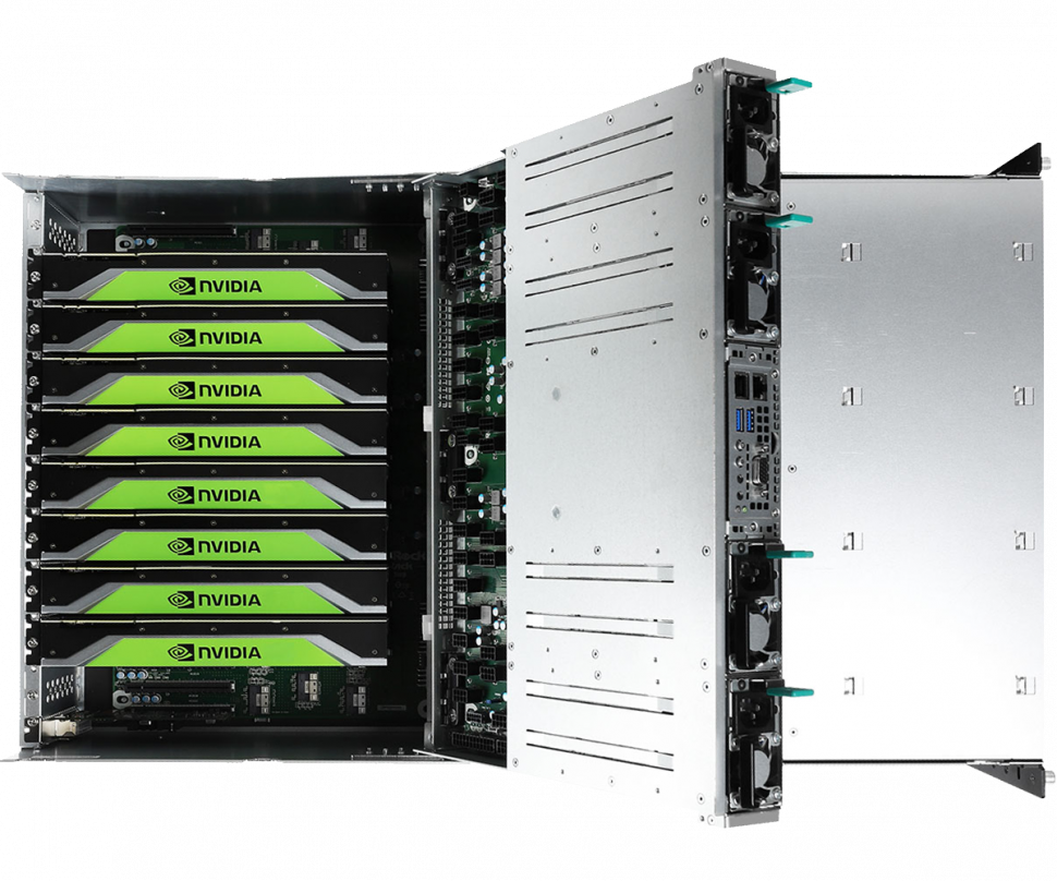 ASRock Rack 4U8G-ROME2/2T RTX A6000 A10 A40 H100 A100 L40S A30 L4