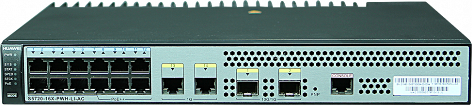 Коммутатор Huawei S5720-16X-PWH-LI-AC