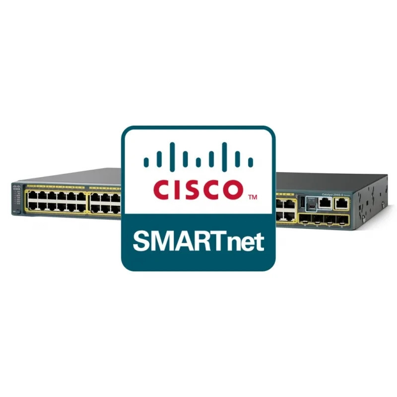 CON-SNT-2960S4TS Cisco SMARTnet сервисный контракт коммутатора CatalystWS-C2960S-48TS-L 8X5XNBD 1год