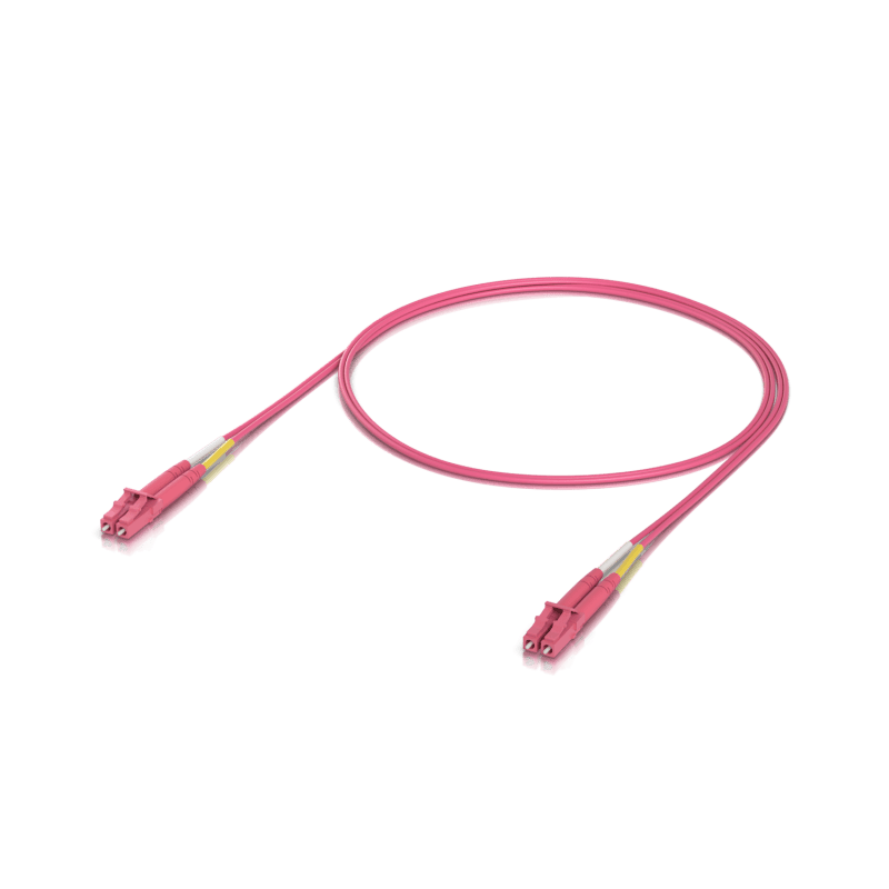 Волоконно-оптический патч-корд Ubiquiti OM4 Duplex LC UPC Fiber Patch Cable 1 м UACCOFCM2LULU1M (UACC-OFC-M2-LULU-1M)