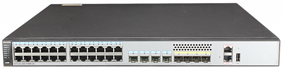 Коммутатор Huawei S5720-28X-PWR-SI-AC