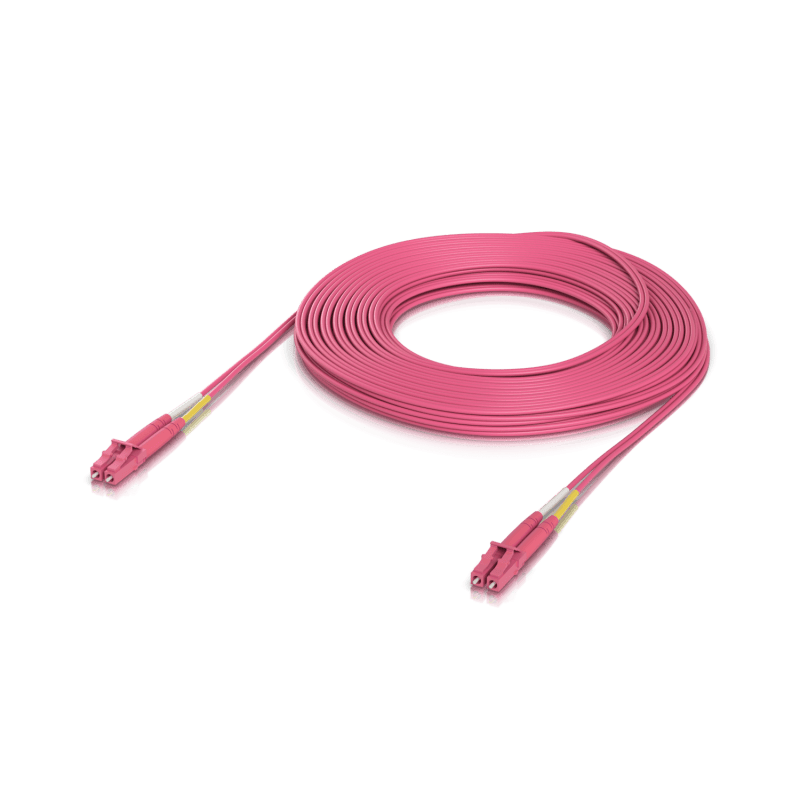 Волоконно-оптический патч-корд Ubiquiti OM4 Duplex LC UPC Fiber Patch Cable 10 м UACCOFCM2LULU10M (UACC-OFC-M2-LULU-10M)
