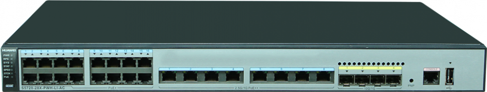 Коммутатор Huawei S5720-28X-PWH-LI-AC