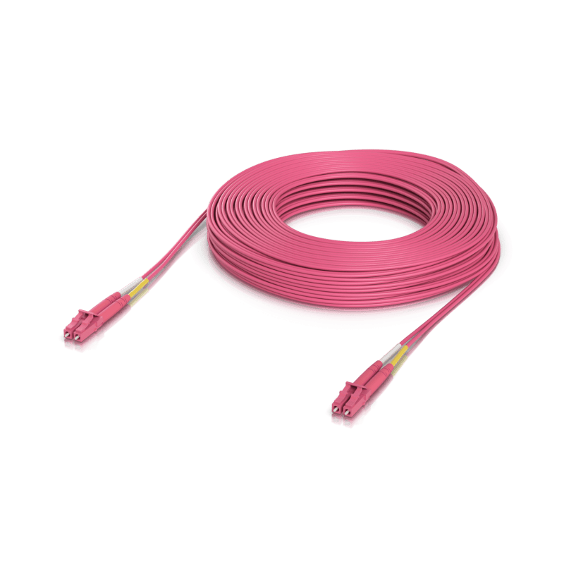 Волоконно-оптический патч-корд Ubiquiti OM4 Duplex LC UPC Fiber Patch Cable 30 м UACCOFCM2LULU30M (UACC-OFC-M2-LULU-30M)
