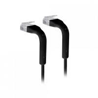 Ubiquiti Патч-корд Ethernet Patch Cable Black 0.1M UCablePatchRJ45BK50 (U-Cable-Patch-RJ45-BK-50)