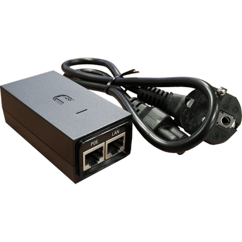 Ubiquiti PoE инжектор PoE 24-12W (б/у) POE2412W (Б/У) (POE-24-12W (Б/У))